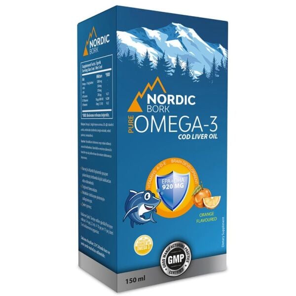 Nordic Bork Omega-3 Şurup 150 ml