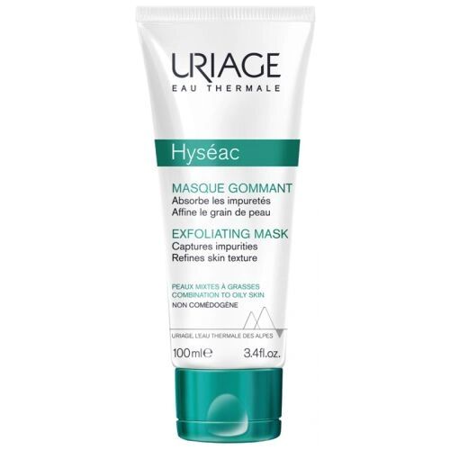 Uriage Hyseac Exfoliating Mask Karma ve Yağlı Ciltlere Özel Peeling Etkili Maske 100 ml