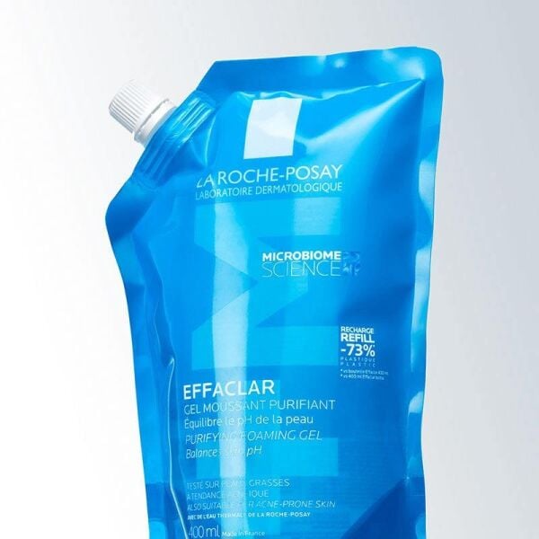 La Roche Posay Effaclar Yedek Yağlı Ciltler için Temizleme Jeli 400ml Refill