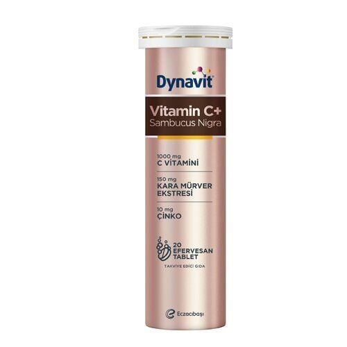 Dynavit Vitamin C + Sambucus Nigra 20 Efervesan Tablet