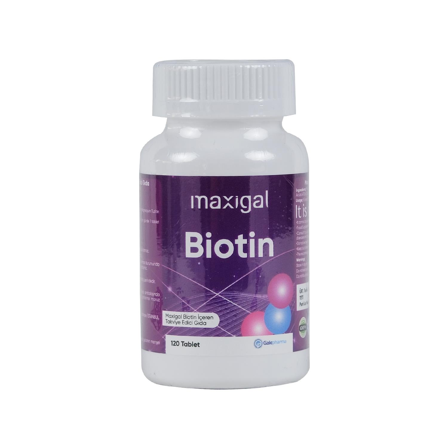 Maxigal Biotin 5 mg 120 Tablet
