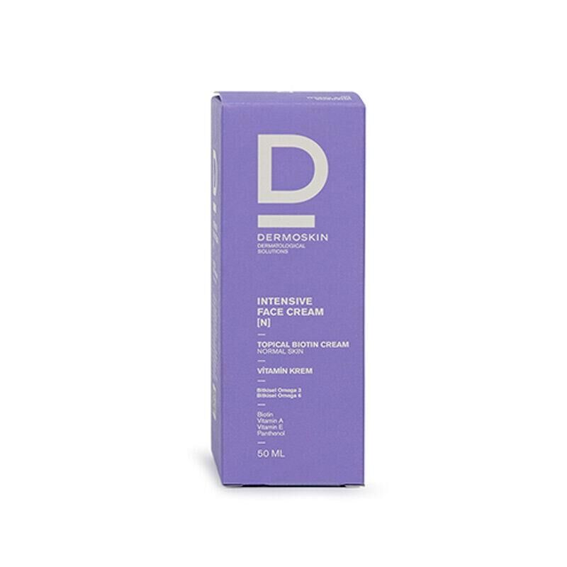 Dermoskin Intensive Face Cream N Topical Biotin Cream (Normal Ciltler) 50 ml