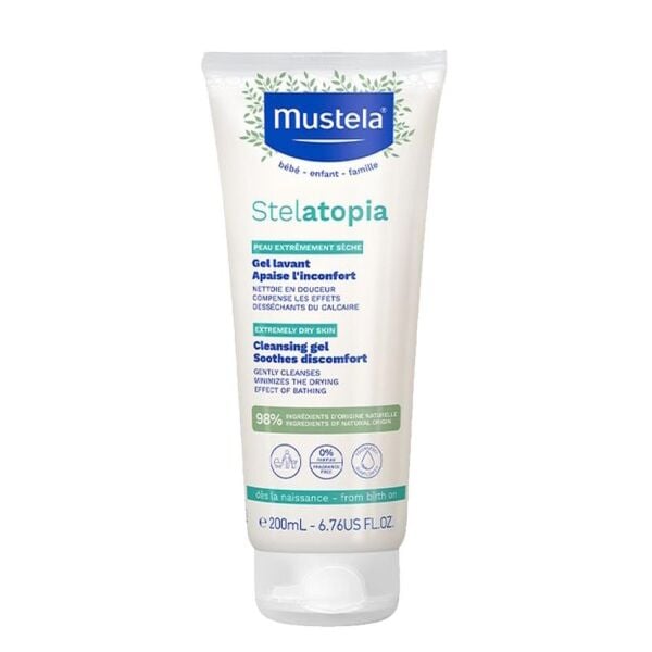 Mustela Stelatopia Cleansing Gel 200 ml YENİ