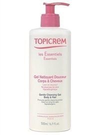 Topicrem Gentle Cleansing Gel Body + Hair 500 ml