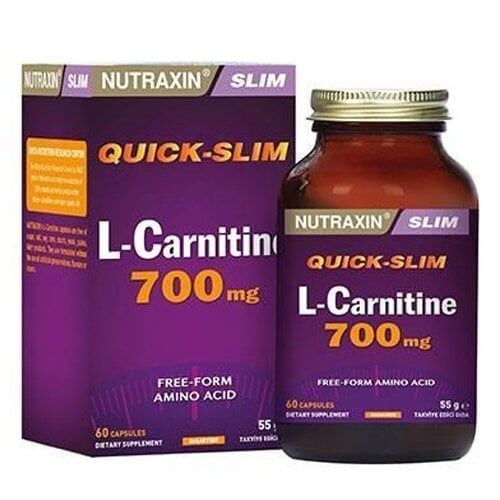 Nutraxin L Carnitine 700mg 60 Kapsül
