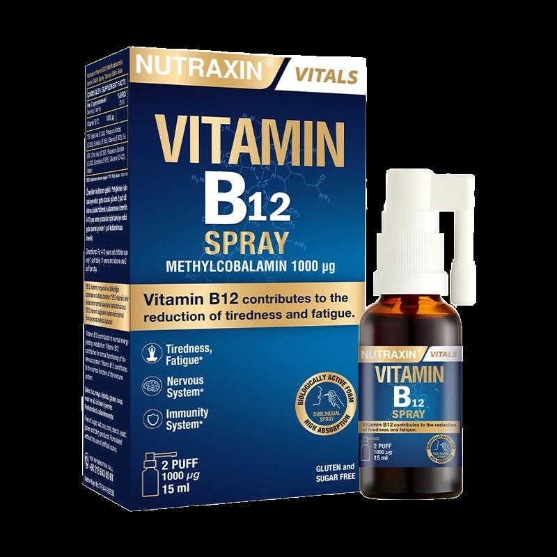 Nutraxin Vitamin B12 Spray 15 ml