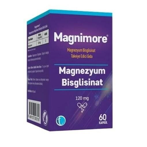 Magnimore Magnezyum Bisglisinat 60 Kapsül