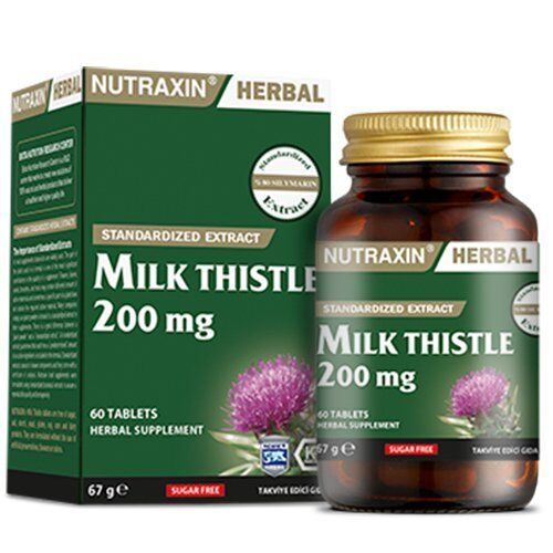 Nutraxin Milk Thistle (Deve Dikeni) Gıda Takviyesi 60 Tablet