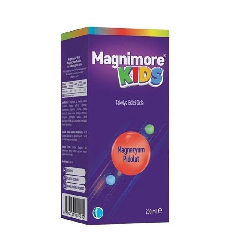 Magnimore Kids Magnezyum Pidolat 200 ml