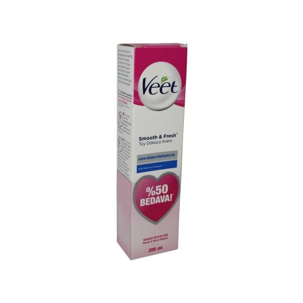Veet Krem 200 ml Hassas %50 BEDAVA