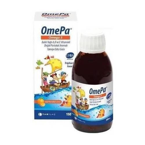 OmePa Balıkyağı Şurup Portakallı