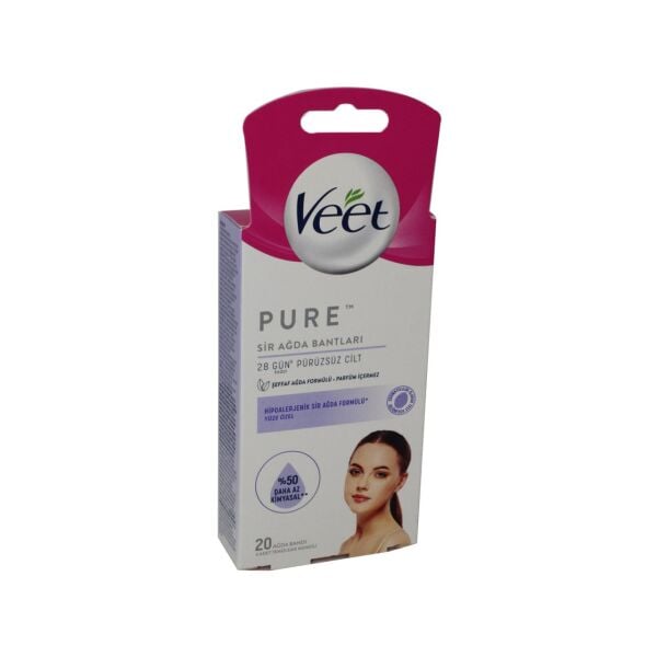 Veet Pure Yüz Ağda Bandı 20'li