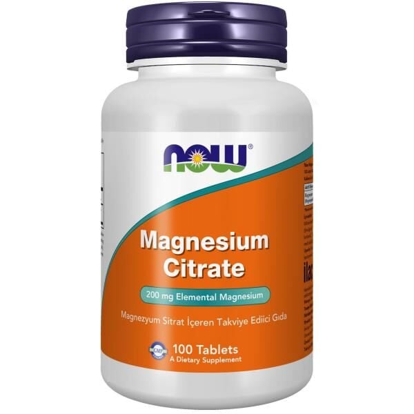Now Magnesium Citrate 100 Tablet