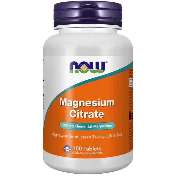 Now Magnesium Citrate 100 Tablet