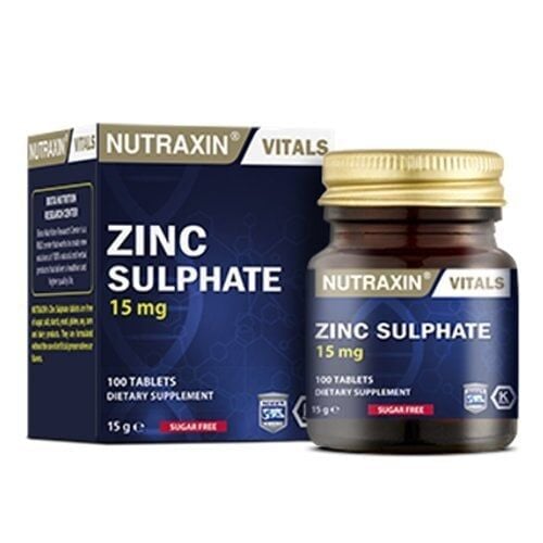 Nutraxin Zinc Sulphate 15 mg 100 Tablet