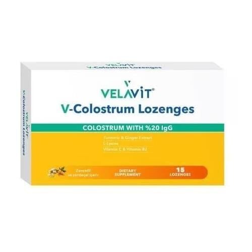 Velavit V- Colostrum Lozenges 15 Pastil