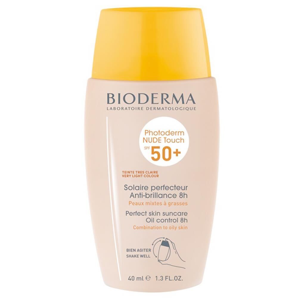 Bioderma Photoderm Nude Touch Spf50+ Renkli Güneş Koruyucu 40ml Light