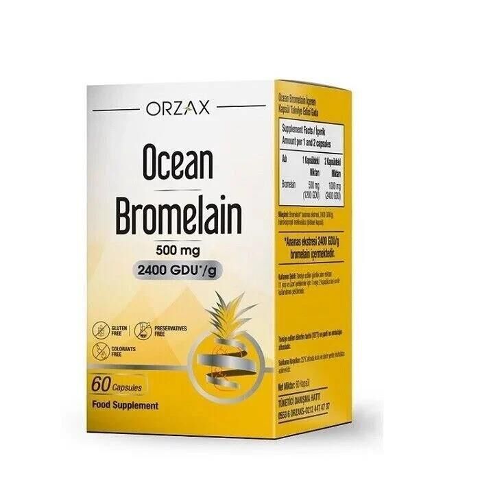 Ocean Bromelain 500 Mg 60 Kapsül
