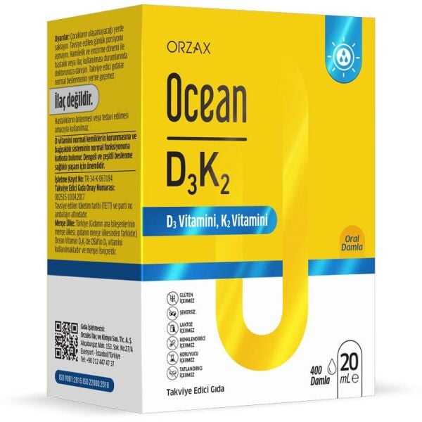 Ocean D3 K2 Damla 20 ml