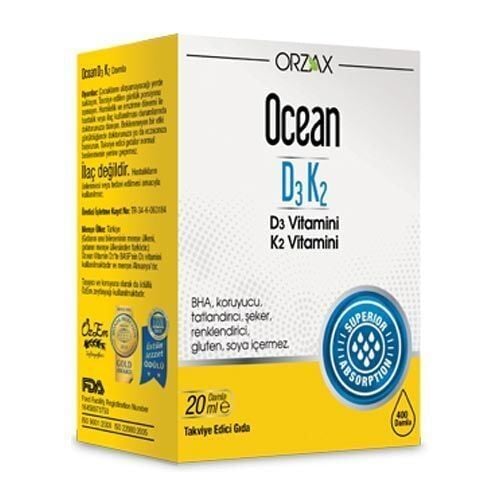 Ocean D3 K2 Damla 20 ml
