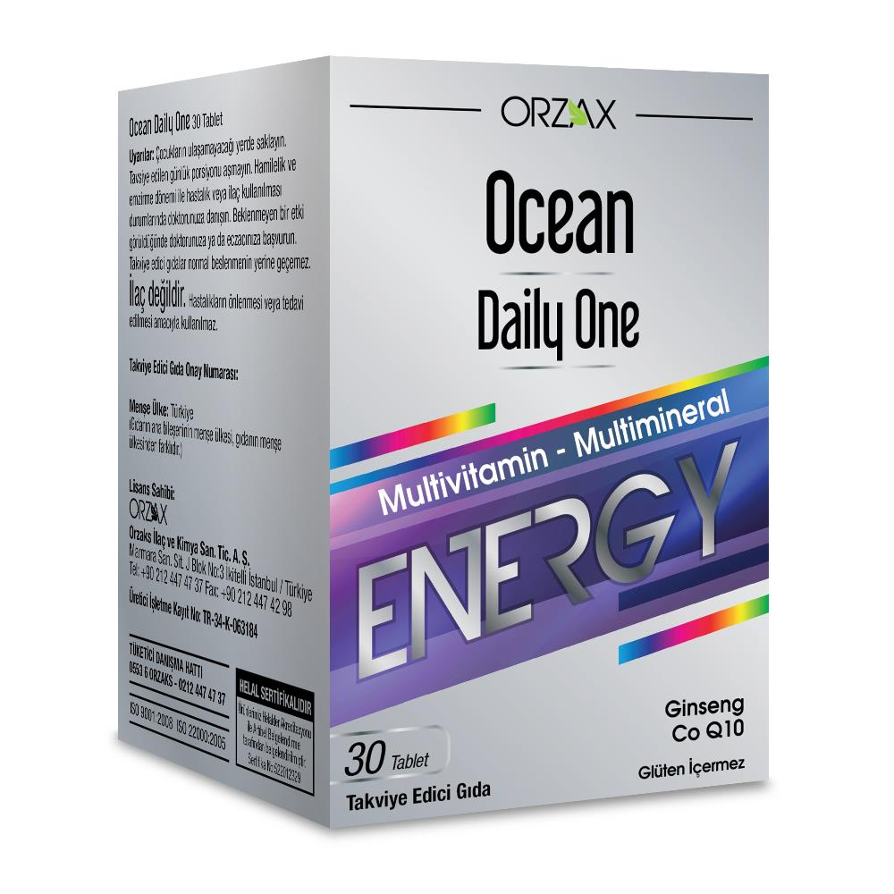 Ocean Daily One Energy Multivitamin Multimineral 30 Tablet
