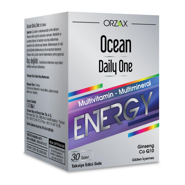 Ocean Daily One Energy Multivitamin Multimineral 30 Tablet
