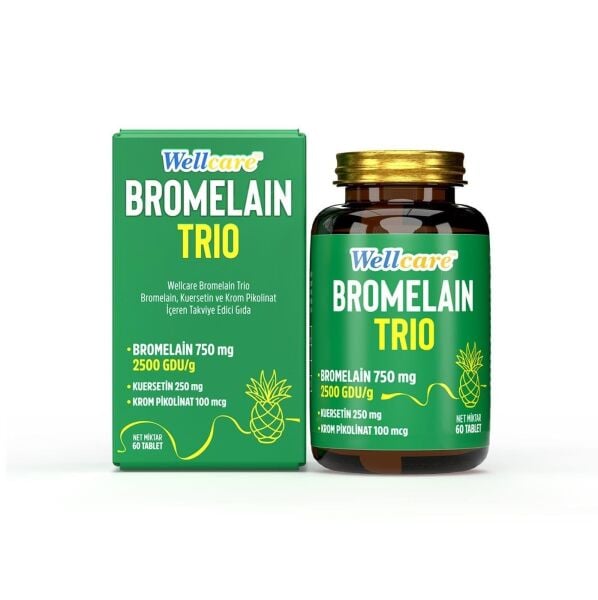 Wellcare Bromelain Trio 60 Tablet