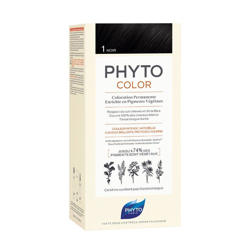 Phyto Color 1 Saç Boyası - Siyah (Yeni Formül)
