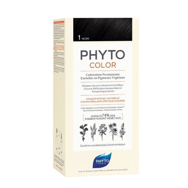 Phyto Color 1 Saç Boyası - Siyah (Yeni Formül)