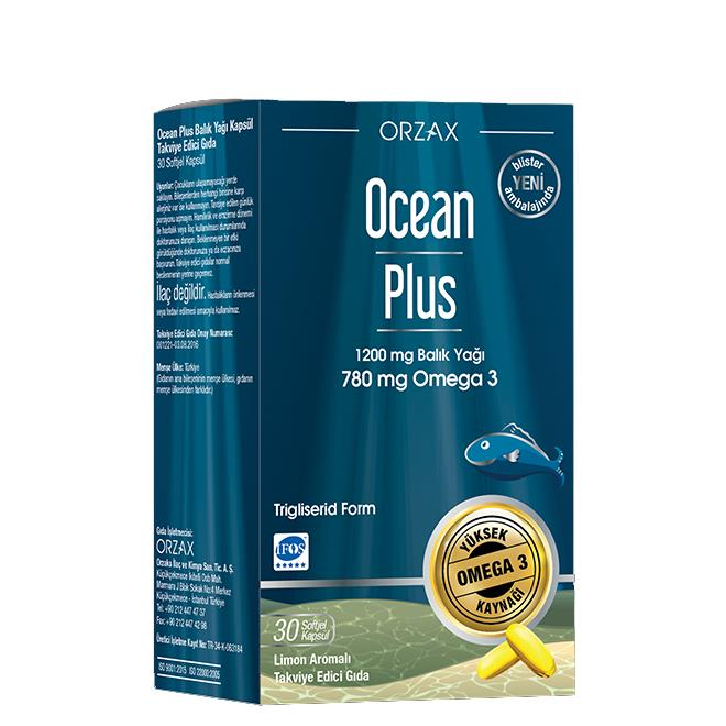 Ocean Plus Omega 3 1200 mg 30 Kapsül