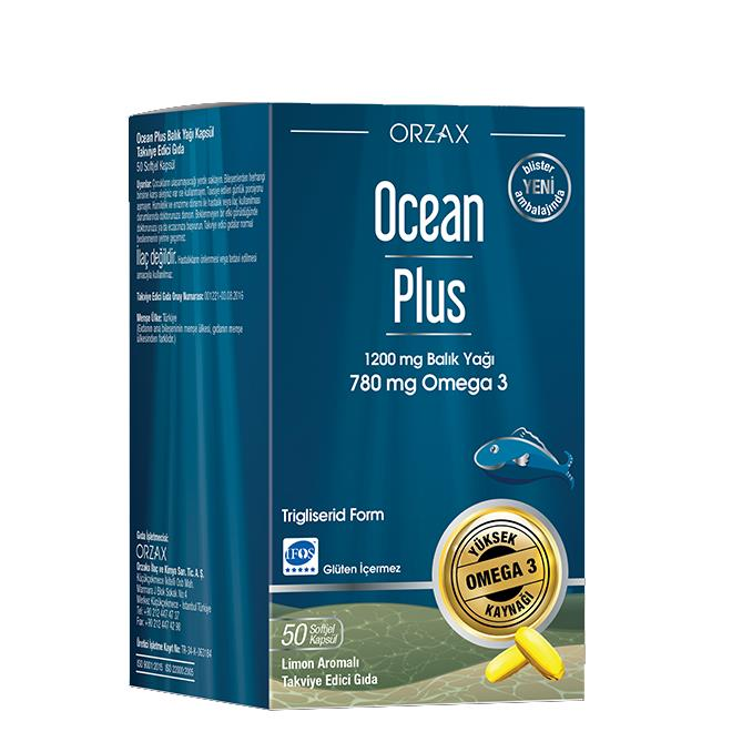 Ocean Plus Omega 3 1200 mg 50 Kapsül