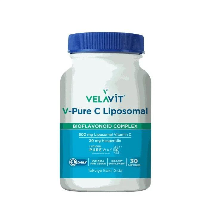 Velavit V-PURE C Liposomal Bioflavonoid Complex 30 Kapsül