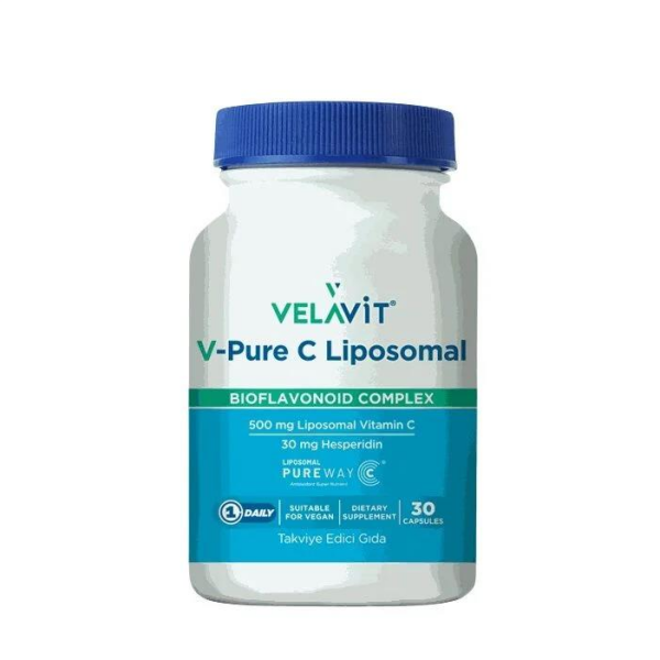 Velavit V-PURE C Liposomal Bioflavonoid Complex 30 Kapsül