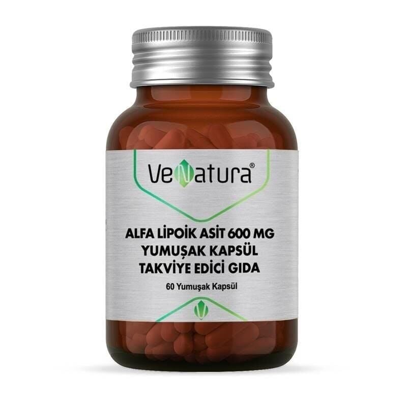 Venatura Alfa Lipoik 600 mg 60 Softgel Kapsül