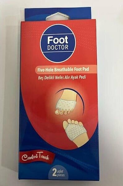 Foot Doctor Beş Delikli Nefes Alır Ayak Pedi 2 Adet