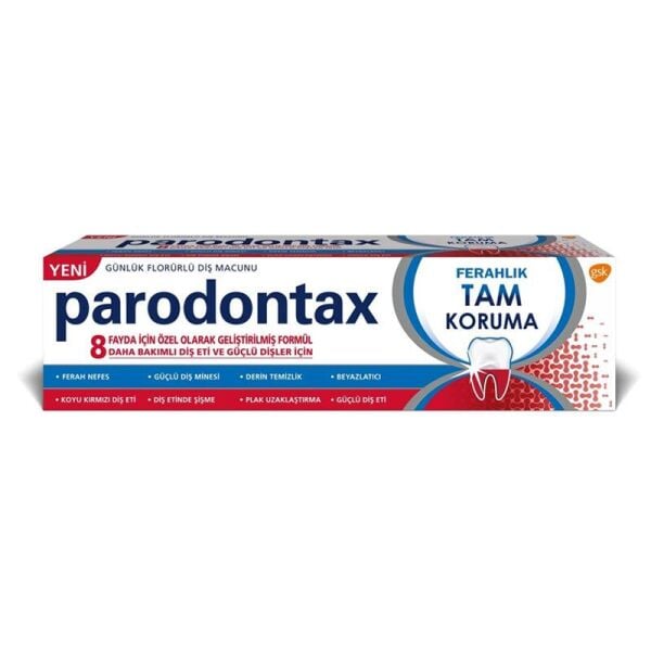 Parodontax Florürlü Diş Macunu Ferahlık Tam Koruma 75 ml