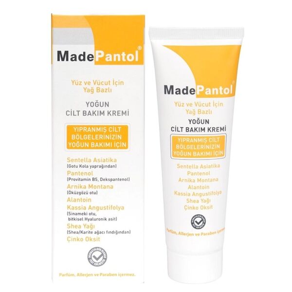 MadePantol Yağ Bazlı Yoğun Cilt Bakım Kremi 50 ml
