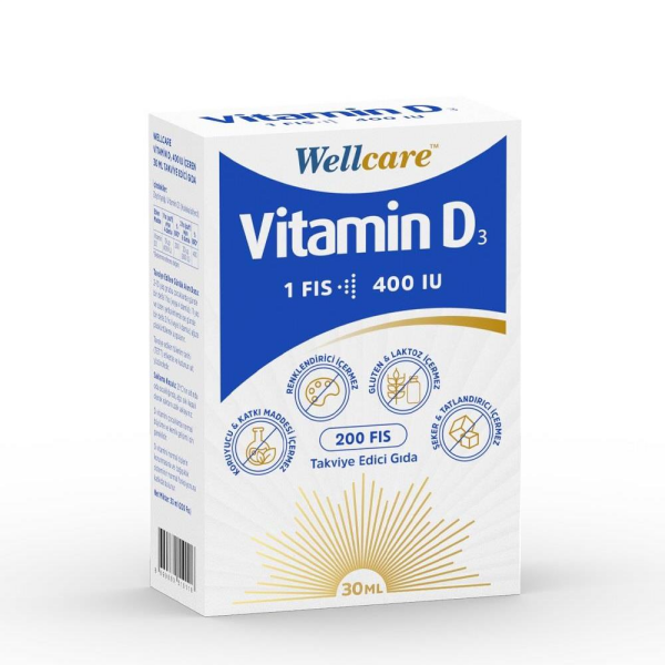 Wellcare Vitamin D3 400 IU Sprey 30 ml