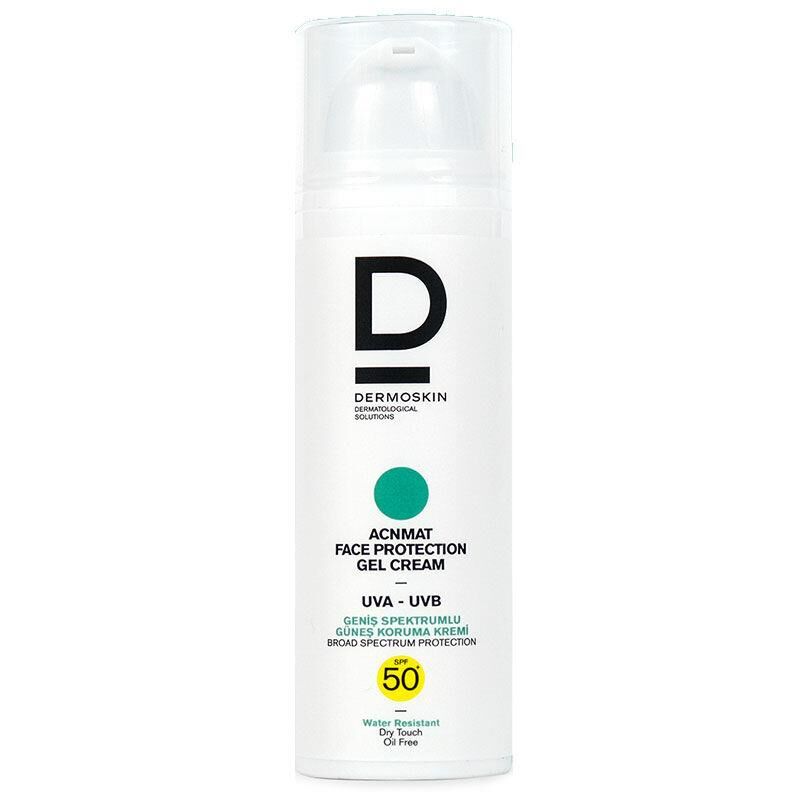 Dermoskin Acne Mat Sun Face Protection Gel Cream Spf50+ 50ml