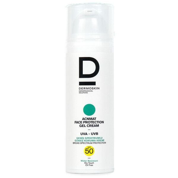 Dermoskin Acne Mat Sun Face Protection Gel Cream Spf50+ 50ml