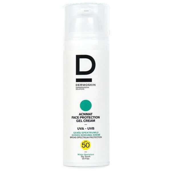 Dermoskin Acne Mat Sun Face Protection Gel Cream Spf50+ 50ml