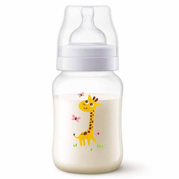 Avent Classic PP Biberon Zürafa 260ml 1 Ay+