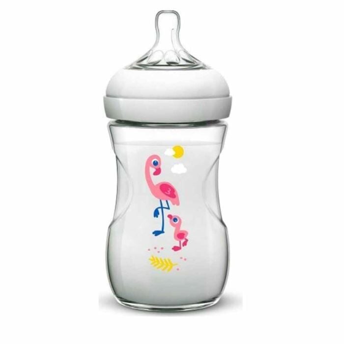 Avent Natural PP Biberon Flamingo 260ml 1 Ay+