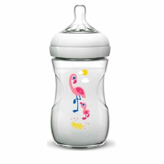 Avent Natural PP Biberon Flamingo 260ml 1 Ay+