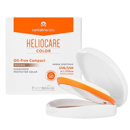 Heliocare Compact Oil Free SPF 50 Yağsız (Normal/Karma) Brown