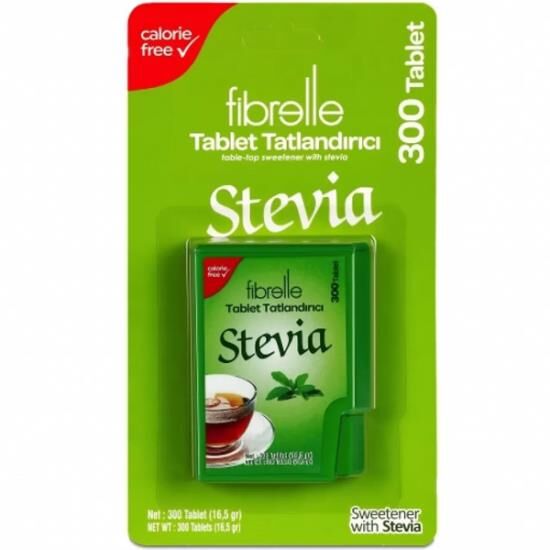Fibrelle Stevialı Tatlandırıcı 300 Tablet