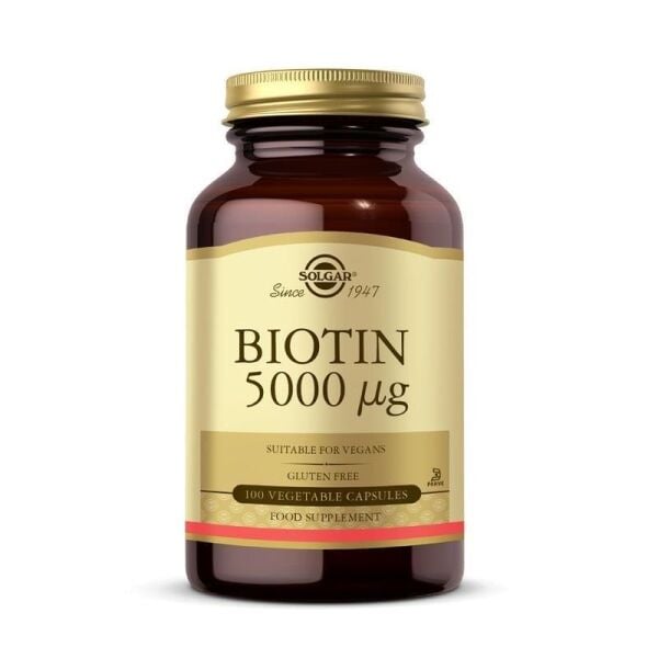 Solgar Biotin 5000 mcg 100 Kapsül