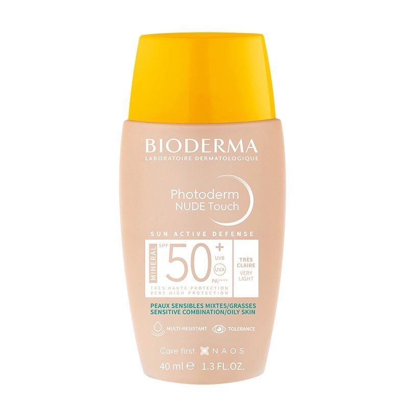 Bioderma Photoderm Nude Touch Spf50+ Renkli Güneş Koruyucu 40ml Very Light